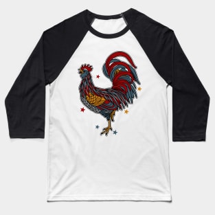 Rooster Baseball T-Shirt